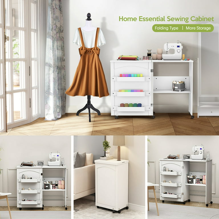 Craft Foldaway Storage Sewing Table - Large, HouseandHomestyle