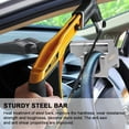 AntiTheft Alarm Car Steering Wheel Lock Vehicle Security Tool