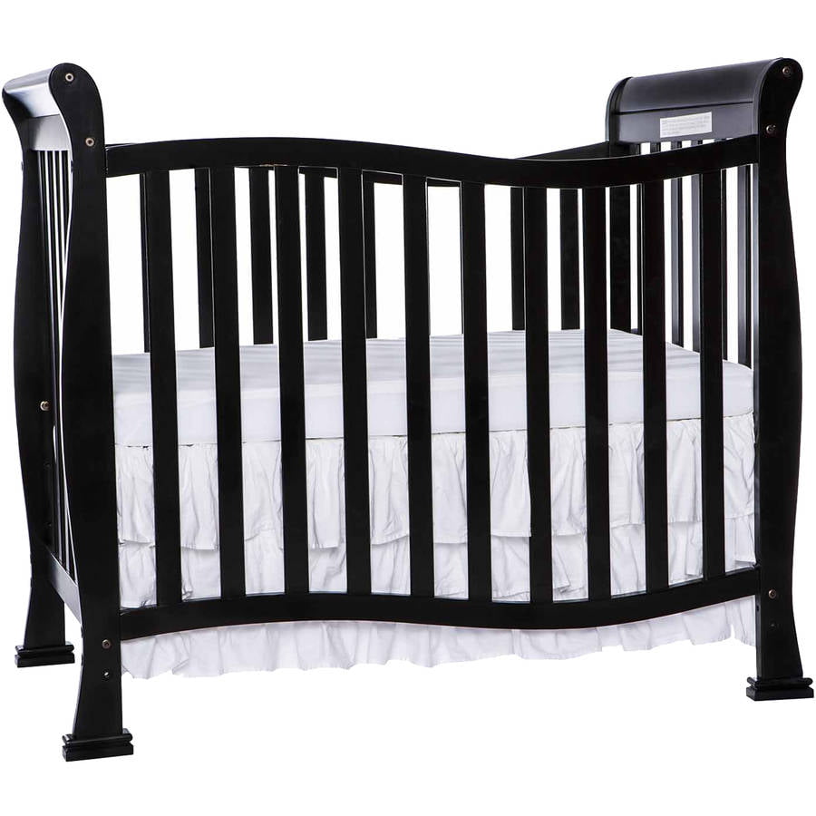 black mini crib