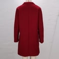 thumbnail image 6 of Wowcloth Women's Wool Belted Coat, Long Sleeve Solid Color with Lapel Collar, Button Front No Hood Casual Outerwear for Daily Wear, 6 of 8