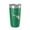 Green, variant on Silver Lake Map Tumbler Travel Mug Insulated Laser Engraved Coffee Cup Delaware 20 oz Red