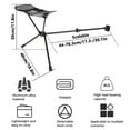 thumbnail image 4 of Repose-pieds de Chaise de Camping 30 Pouces Portable Pliant Jambe Repose-Pieds de Camping Attachable Repose-Pieds de Camp Rétractable Repose-Pieds de Camping Repose-Pieds de Chaise d'Extérieur Imperméable pour Camping Voyage Randonnée, 4 of 11