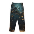 thumbnail image 3 of Lsque Magical Library Butterfly Night Print Women's Pajama Pants, Lounge Pant - Comfortable Home Wear,Elastic Waistband, Stylish Design-X-Large, 3 of 9