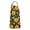 Black Green Leaf, variant on Yellow Sunflower Field Pattern Apron-Garden Aprons for Women with Pockets-Cotton Linen Waterproof Kitchen Cooking Gardening Aprons Adjustable for Kitchen,Cooking,BBQ and Salon 33x27 Inch