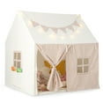 thumbnail image 2 of Honeyjoy Kids Play Tent Large Playhouse with Padded Mat 2 Breathable Windows Star Lights, 2 of 10