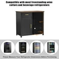 thumbnail image 2 of Coffee Bar with Mini Fridge Space, Mini Fridge Cabinet Stand for Dorm, Kitchen or Office, 2 of 7