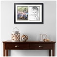 thumbnail image 2 of ArtToFrames Collage Photo Picture Frame with 2 - 8.5x11" Openings, Framed in Black with White and Black Mats (CDM-3926-38), 2 of 8