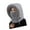 Gray, variant on Thickened Thermal Face Covering Pullover Hat With Integrated Scarf Face Cover For Cold Weather Winter Windproof Headwear