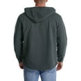 thumbnail image 5 of hopeusince Men's Winter Warm Hooded Shirt Jacket Corduroy Coats Fleece Jackets with Pockets Gray M, 5 of 8