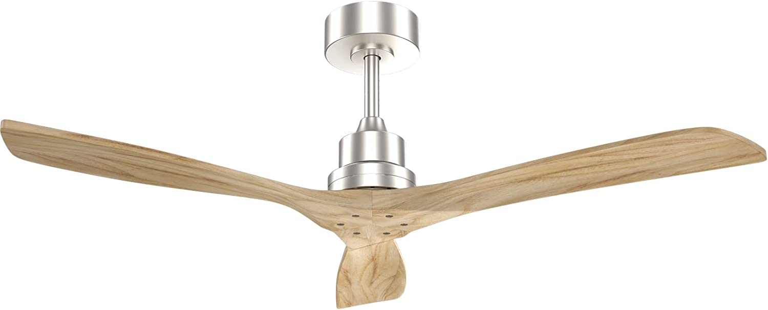 DTLYH Mall 52''Ceiling Fan Without Lights Remote Control Wood Modern