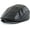 Black1, variant on Mens Ivy Cap PU Leather Newsboy Hat Adjustable Beret Caps Classic Golf Flat Cap Gatsby Driving Fishing Hat
