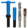 thumbnail image 1 of Outil de Remontage de Vis, Trousse de Réparation de Filetage en Acier à Grande Vitesse avec Boîte de Rangement, Outils Automobiles de Remontage pour Restaurer les Filetages Usés, 1 of 8