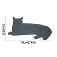 thumbnail image 2 of Heated Carpet Slim Cat Rug Cute Thin Pet Doormat Floor Mat Cat for Entry Home Kitty Silhouette, 2 of 5