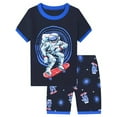thumbnail image 1 of ATAIKU Pyjamas Astronautes 2 Pcs pour Grands Garçons 3-12 Ans en Coton 100 %, 1 of 6