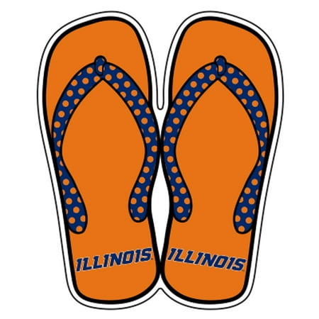 

Illinois Magnet (ILLINOIS FLIP FLOPS MAGNET (3 6 12 ) 6 in)