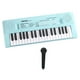 thumbnail image 4 of Instrumento de Teclado de Piano para Niños Hugo Juguete Musical con Micrófono Portátil Multifuncional Teclado Electrónico de Música 37 Teclas Azul, 4 of 10