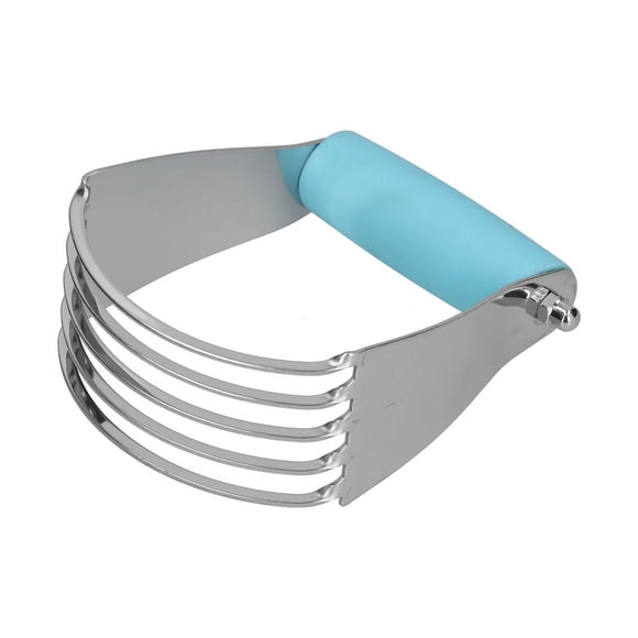 ZOUSSIQI Stainless Steel Dough Blender Pastry Blender and Dough Cutter Professional Pastry Cutter with Heavy Duty BladesBlue JU316-96726