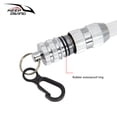 thumbnail image 4 of Soidarity Antorcha de buceo de plástico, gran sellado, luz de señal de buceo, artesanía, accesorios para exteriores, lámpara de advertencia, equipo Deportes acuáticos Blanco/siempre iluminado Soidarity OD028403-01, 4 of 6