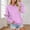Clear, variant on Liuinsasek Womens V Neck Fall/Winter Solid-Color Sweatshirts Casual Fashion Loose Fit with Pockets Sweatshirts Long Sleeve Pullover