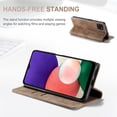 thumbnail image 2 of KONEE Phone Case Compatible with Samsung Galaxy A22 5G,Leather Case PU Leather Flip Phone Case with [Card Slot] [Stand Function], Foldable Phone Case for Samsung Galaxy A22 5G Case - Brown, 2 of 8