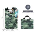 thumbnail image 2 of Yayeee Freestanding Laundry Hamper with Handle Collapsible Large Storage Basket for Clothes, Forest Camouflage Pattern, 2 of 7