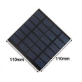 thumbnail image 4 of Solar Panel 1.5W 6V Portable Fast Charger Outdoor Solar Charger Polycrystalline, 4 of 12