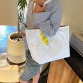 thumbnail image 6 of Hsqqdc Large Canvas Tote Bag, Lightweight Star Spot Shoulder Handbag for Work Travel, 6 of 7