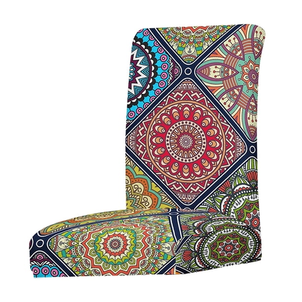 Funda elástica suave para taburete de comedor, funda protectora para silla Estilo B
