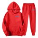 thumbnail image 3 of WILLBEST Sudaderas para Hombre, Conjunto De Sudadera con Capucha Deportiva De Manga Larga con Estampado De Letras Informal A La Moda De Otoño e Invierno para Hombre y Mujer Mediana​​, 3 of 3