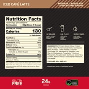 Optimum Nutrition Gold Standard 100% Whey Protein Powder, Iced Café Latte, 16 Servings