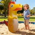 thumbnail image 5 of syligr 35 Inch Inflatable Dinosaur Bop Bag Toy, Self-Righting Punching Bag for Kids Indoor Active Play, Stand Up Boxing Toy for Stress Relief, Birthday Christmas Gift for Boys Girls Ages 3-14, 5 of 6