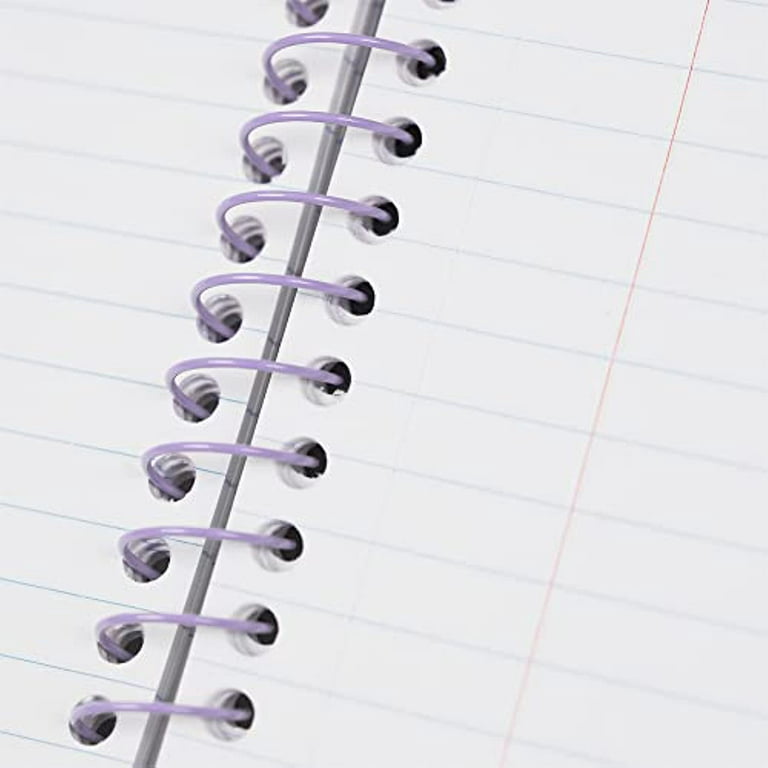 Yoobi Wide Ruled 1 Subject Spiral Notebook Lavender Treat Balloons 