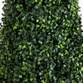 thumbnail image 5 of Nearly Natural Artificial Boxwood Topiary Outdoor Potted Cone Tree - 7' - Green, 5 of 6