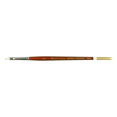 UPC: 0038372140260 | Robert Simmons White Sable Watercolor Brush  Short Handle  Shader  2