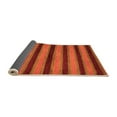 thumbnail image 2 of Ahgly Company Indoor Rectangle Abstract Orange Modern Area Rugs, 3' x 5', 2 of 4