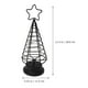 thumbnail image 4 of Luz decorativa para árbol de Navidad, lámpara de árbol de Navidad de hierro, decoración de mesa para dormitorio, 4 of 5