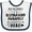 White and Navy, variant on Inktastic My Mommy is a Respiratory Therapist and a Hero Boys or Girls Baby Bib