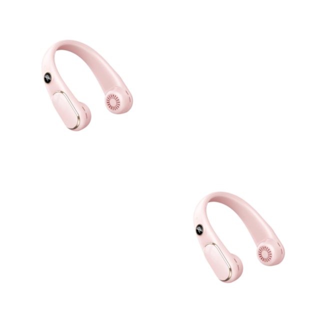 Monstrate Ventilador para colgar en el cuello USB 4 velocidades Manos libres Ventiladores de refrigeración por aire sin aspas Bajo nivel de Type1 NO1