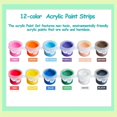 thumbnail image 5 of Mini Acrylic Paint Set, Acrylic Paint Strips for Kids and Adults, 5 of 5