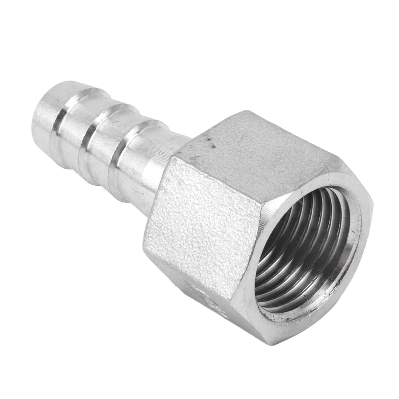 Hose Barb Quick Connector Coupler Air Fitting, 4pcs Stainless Steel Air Hose Fittings Male Thread Connector Barb Joint Quick Coupling Connector Pipe 13mm