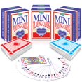 thumbnail image 1 of Gamie Mini naipes de 2,5 pulgadas - Paquete de 6 barajas - Juego de cartas en miniatura - Pequeñas cartas de juego de casino para niños, hombres y mujeres - Regalo novedoso Favor de fiesta mágica para, 1 of 5