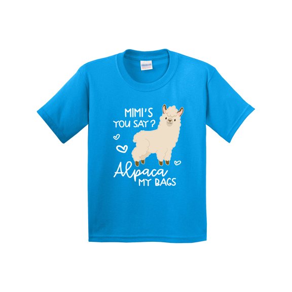 Inktastic Mimi's You Say Alpaca My Bags Youth T-Shirt