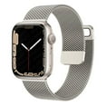 thumbnail image 3 of BXUXOHS (1Pack/2Pack) Milanese Loop Band Compatible with Apple Watch Bands 38mm 40mm 41mm 42mm 44mm 45mm 49mm Adjustable Stainless Steel Metal Mesh Strap for iWatch Series Ultra SE 8 7 6 5 4 3 2 1, 3 of 14