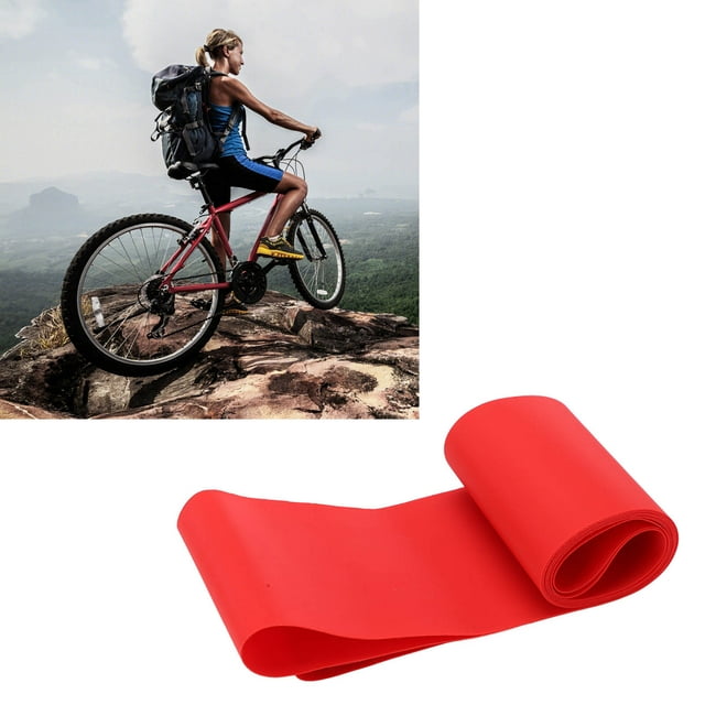 Bicycle Rim Strip, Bike Tire Liner Inner Tube PVC Anti Puncture Tape for 26 Inch Tires with Mountain Bike and Road Bicycles