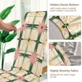 thumbnail image 5 of Yayeee 4 Pack Dining Chair Covers Stretch Parson Chairs Slipcovers Seat Protector, Retro Green Stars, 5 of 6