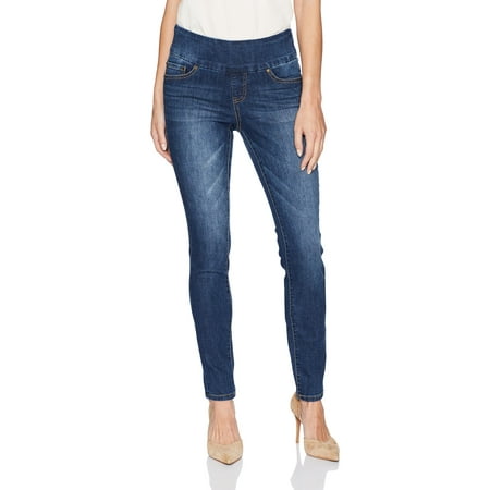 Womens Jeans 8 Pull On Ankle High Rise Stretch 8 - Walmart.com