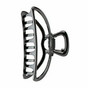 Kitsch Hair Clips, Metal Hair Claw Clips, Large Hair Clip, 3 Inches Wide, Hematite