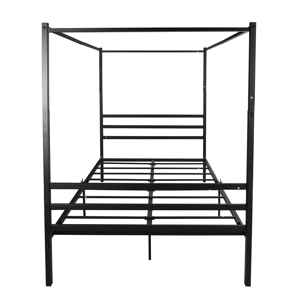 Private Jungle Metal Canopy Bed Frame, Modern Platform Bed Mosquito Net Bed Frame, Queen Private Jungle Metal Canopy Bed Frame, Modern Platform Bed Mosquito Net Bed Frame, Queen