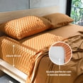 thumbnail image 3 of Juego de sábanas de microfibra Matrimonial Smart Bamboo Supreme Pumpkin Spice, 3 of 5