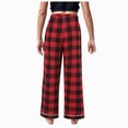 thumbnail image 4 of UAYOTSE Girls Plaid Pajama Pants Kids Soft Elastic Waist Lounge Bottoms with Pockets Casual Sleepwear,Sizes 9-10 Years, 4 of 9
